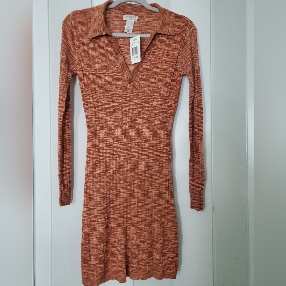 L*Space Aria Knit Dress Size Medium NWT